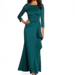 Eliza J never worn emerald green floor length formal dress